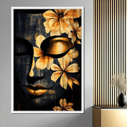 Golden Petals Tranquility - NicheCanvas