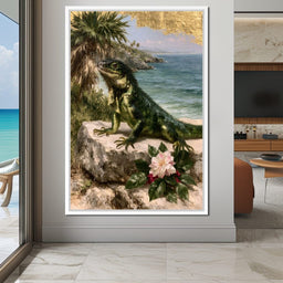 Patient Watcher of the Pacific Shore - NicheCanvas