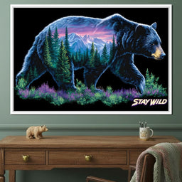 Mountain Spirit Bear Journey - NicheCanvas