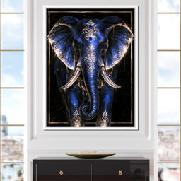Gilded Majesty of the Midnight Traveler - NicheCanvas