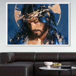 Sacred Grace Under The Golden Crown - NicheCanvas