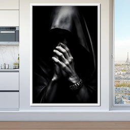 Shadowed Contemplation - NicheCanvas