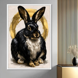 Gilded Hare of the Silent Circle - NicheCanvas