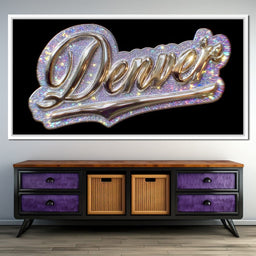 Denver Metallic Dreamscape - NicheCanvas