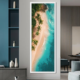Peaceful Paradise Beach - NicheCanvas