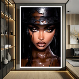 Enigmatic Stares in Shadow - NicheCanvas