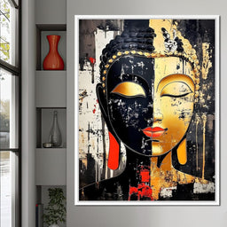 Golden Reflections Buddha Splendor - NicheCanvas
