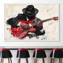 Guitar Groove in Motion - NicheCanvas