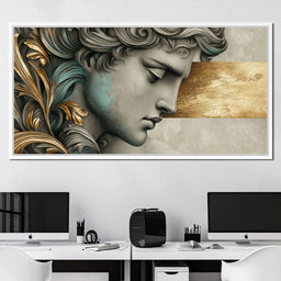 Golden Reverie in Stone - Wildrose Creations - NicheCanvas