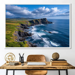 Atlantic Cliffs Wild Coastline - NicheCanvas