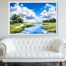 Reflective Tranquil Daydream - NicheCanvas