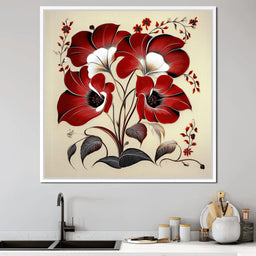 Batik Blooms - TooplesArt - NicheCanvas