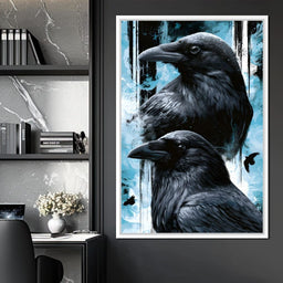 Silent Ravens Watchers Of The Cold - NicheCanvas