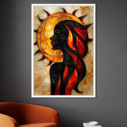 Solar Siren of the Flames - NicheCanvas