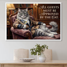 The Feline Gatekeeper Decides - NicheCanvas