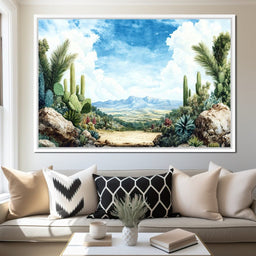 Desert Vista Dreams Alive - NicheCanvas