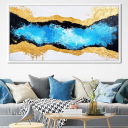 Golden Horizon Drift - NicheCanvas