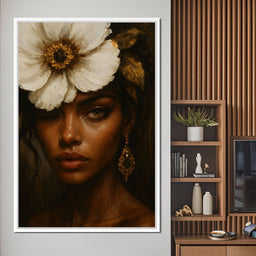 Golden Petals Enigma - NicheCanvas