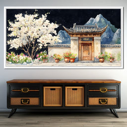 Acient Japanese City - NicheCanvas