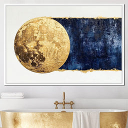 Golden Lunar Night - NicheCanvas