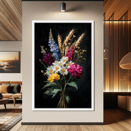 Wildflower Spring Bouquet - NicheCanvas