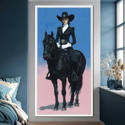 Midnight Rider Elegance - NicheCanvas