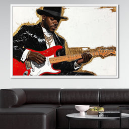 Electric Harmony Portraiture - NicheCanvas