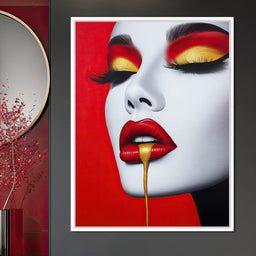 Luxe Lips - TooplesArt - NicheCanvas