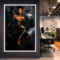 Elegance in Shadow Dance - NicheCanvas