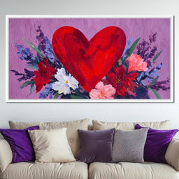 Heartflower Bouquet - NicheCanvas