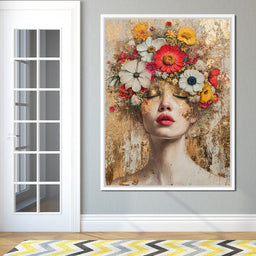 Golden Petal Dreams - NicheCanvas