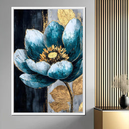 Radiant Petals Golden Harmony - NicheCanvas