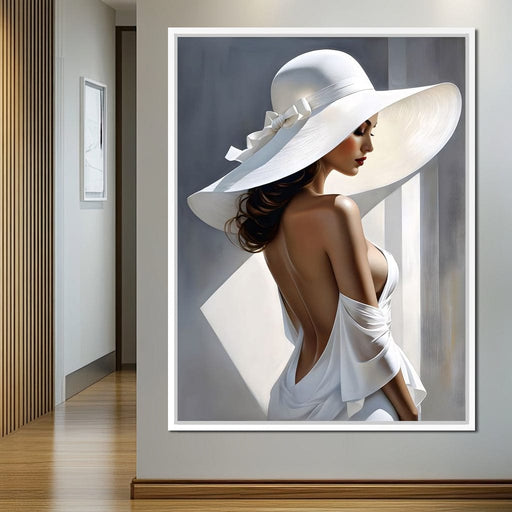 Female Portrait 350 - Johanjjf Canvas Print