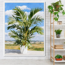 Sunlit Plant - NicheCanvas