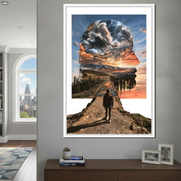 Where The Mind Travels Toward Home - NicheCanvas