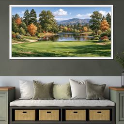 Quiet Morning At The Hidden Fairway - NicheCanvas