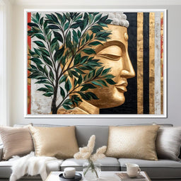 Golden Tranquility Reimagined - NicheCanvas