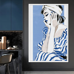 Clear Blue Sky Vacation Reverie - NicheCanvas