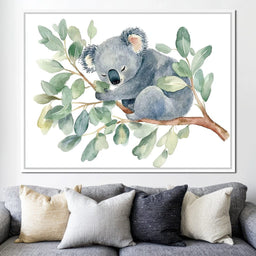 Dreamy Koala Slumber Nest - NicheCanvas