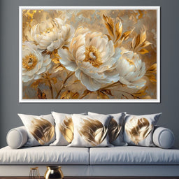 Golden Petal Harmony - NicheCanvas