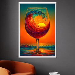 Sunlit Wave Enchantment - NicheCanvas