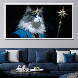 Regal Feline Starborne Monarch - NicheCanvas