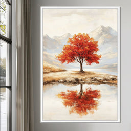Reflections of Autumn - NicheCanvas