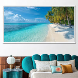 Tropical Shoreline Dreams - NicheCanvas