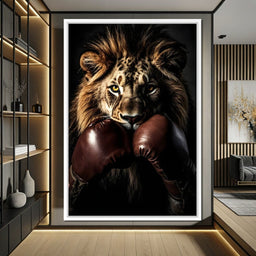 Lionheart Pugilist - NicheCanvas