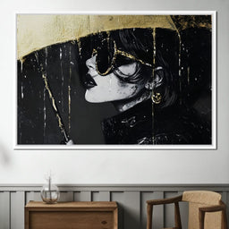 Golden Umbrella Women Enigma - NicheCanvas