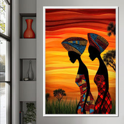 Sisters of the Savannah - TooplesArt - NicheCanvas