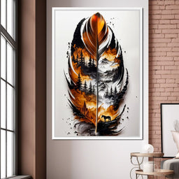 Nature in a Feather - Johanjjf - NicheCanvas