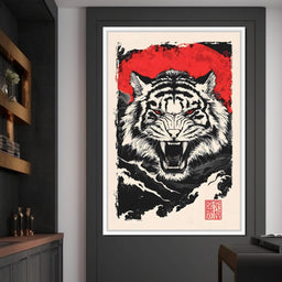 Roaring Tiger Wild Spirit - NicheCanvas