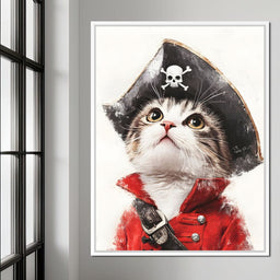 Feline Pirate Adventure - NicheCanvas